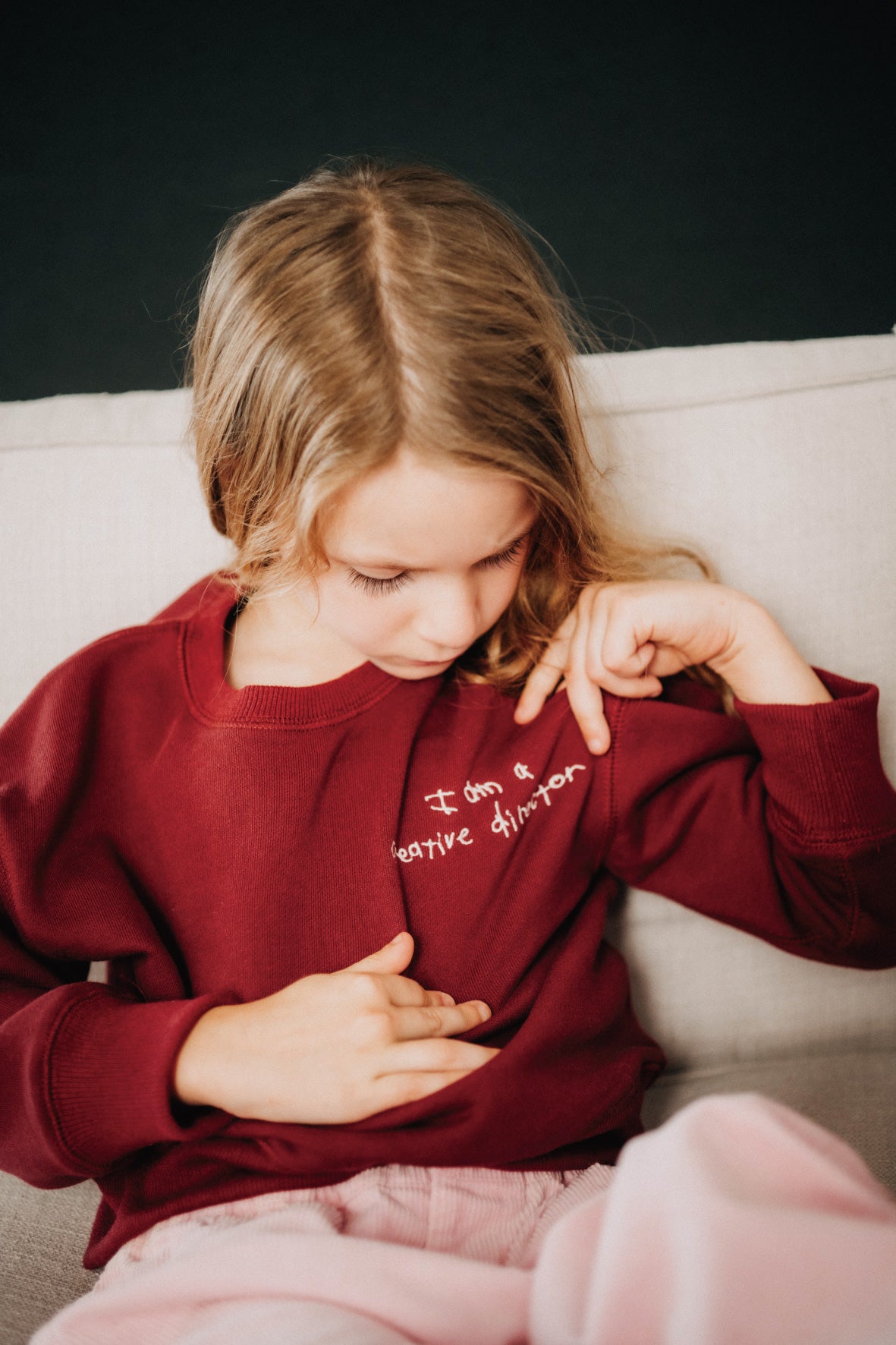 “Creative Director” Sweatshirt(bordeaux)