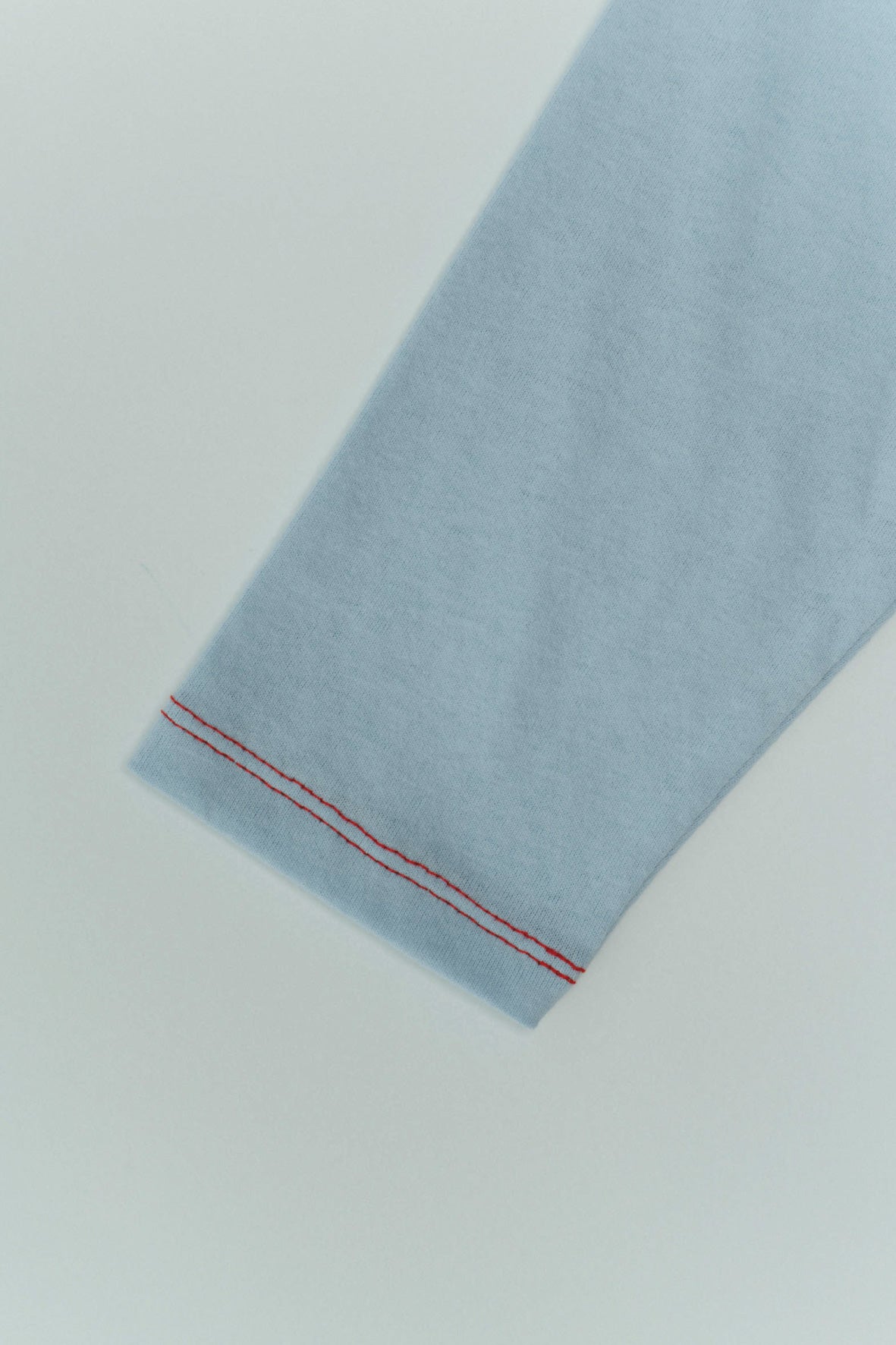 Embroidered Long-sleeve T-shirt(blue)