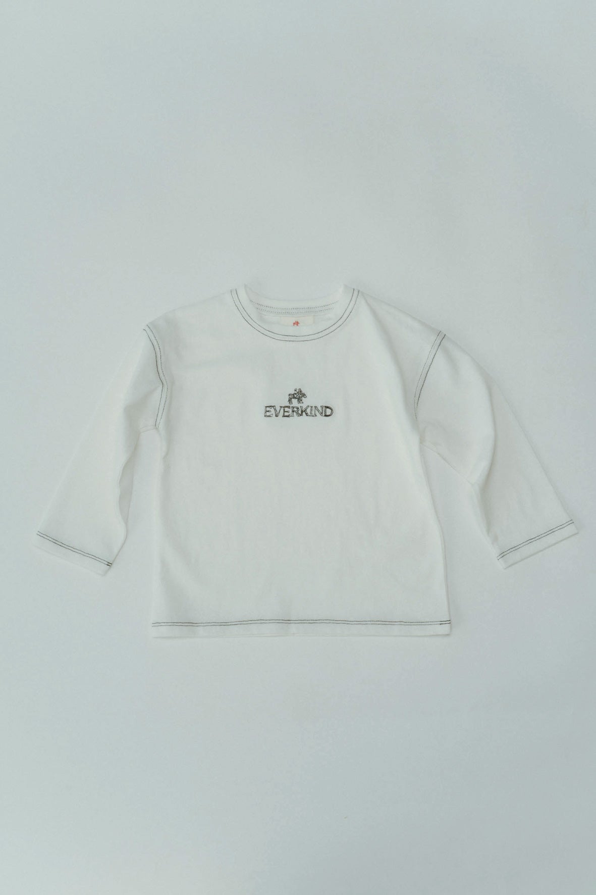 Embroidered Long-sleeve T-shirt(ivory)