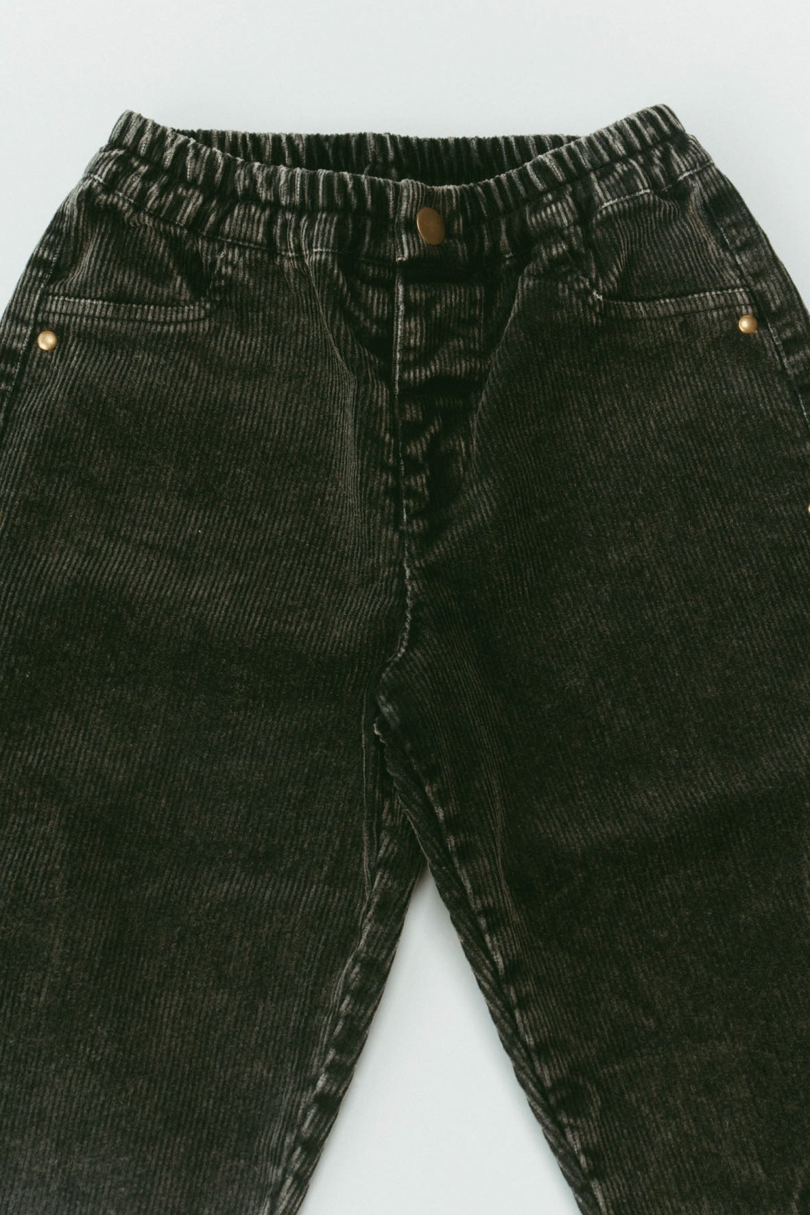 Embellished Corduroy Pants(black)