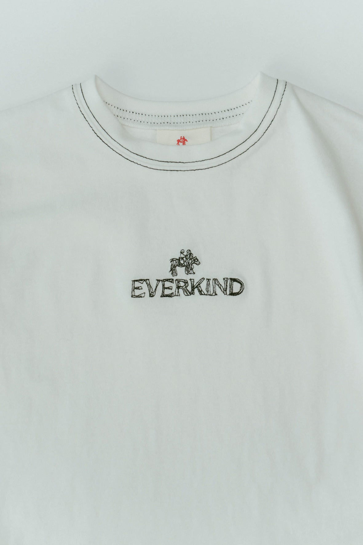 Embroidered Long-sleeve T-shirt(ivory)