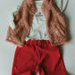 Embellished Corduroy Pants(red)