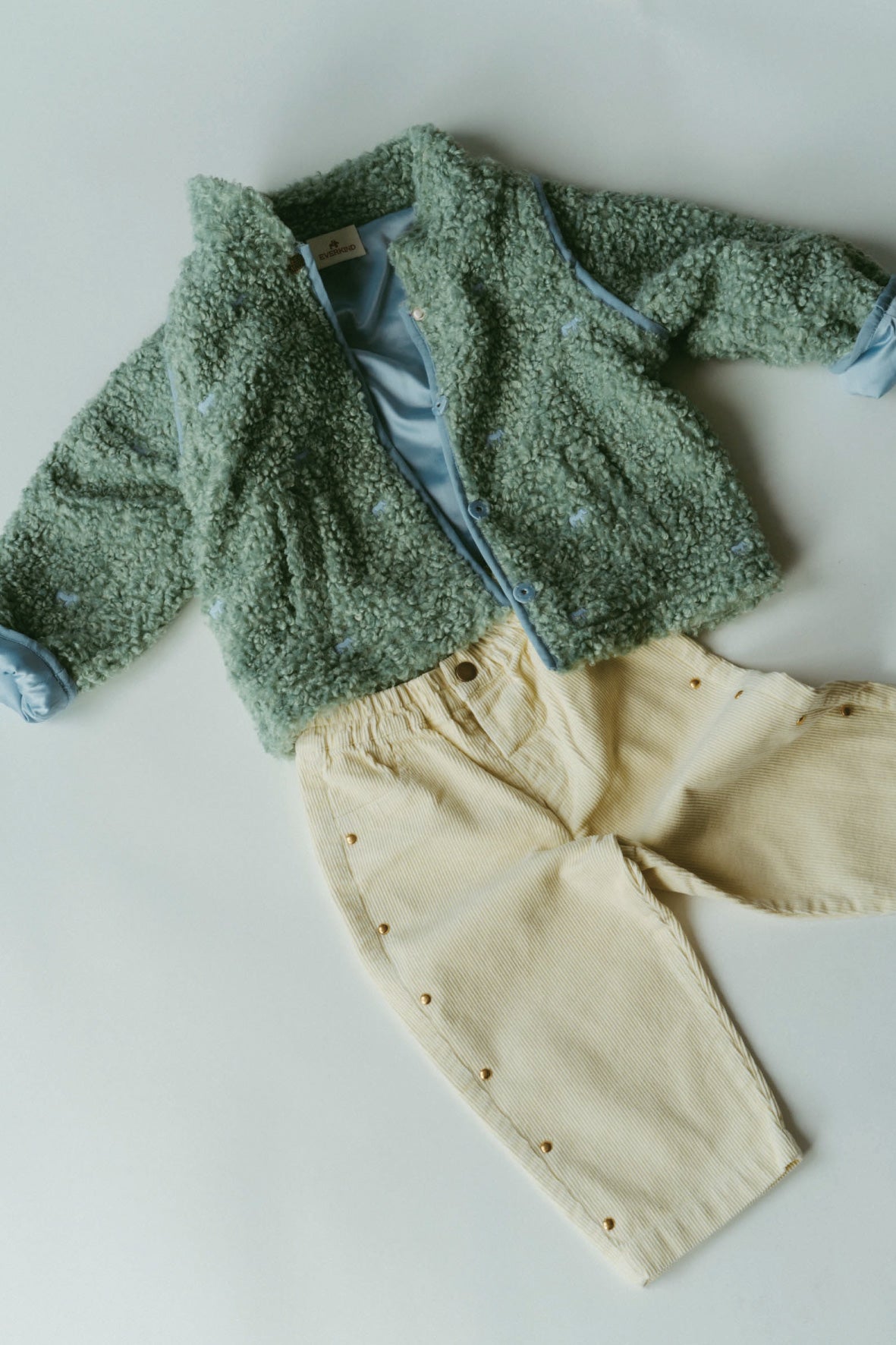 Embellished Corduroy Pants(lime)