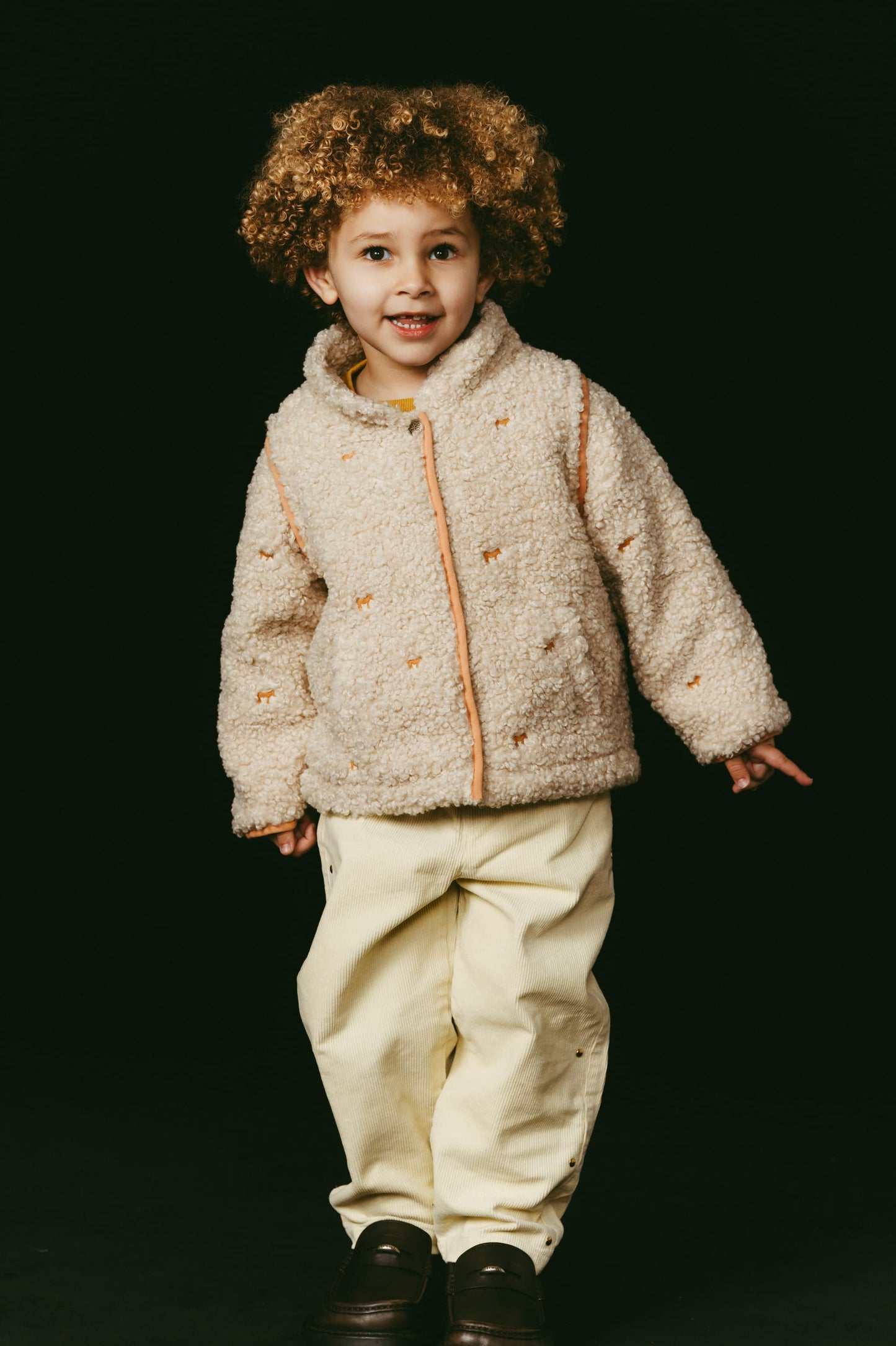 Embellished Corduroy Pants(lime)