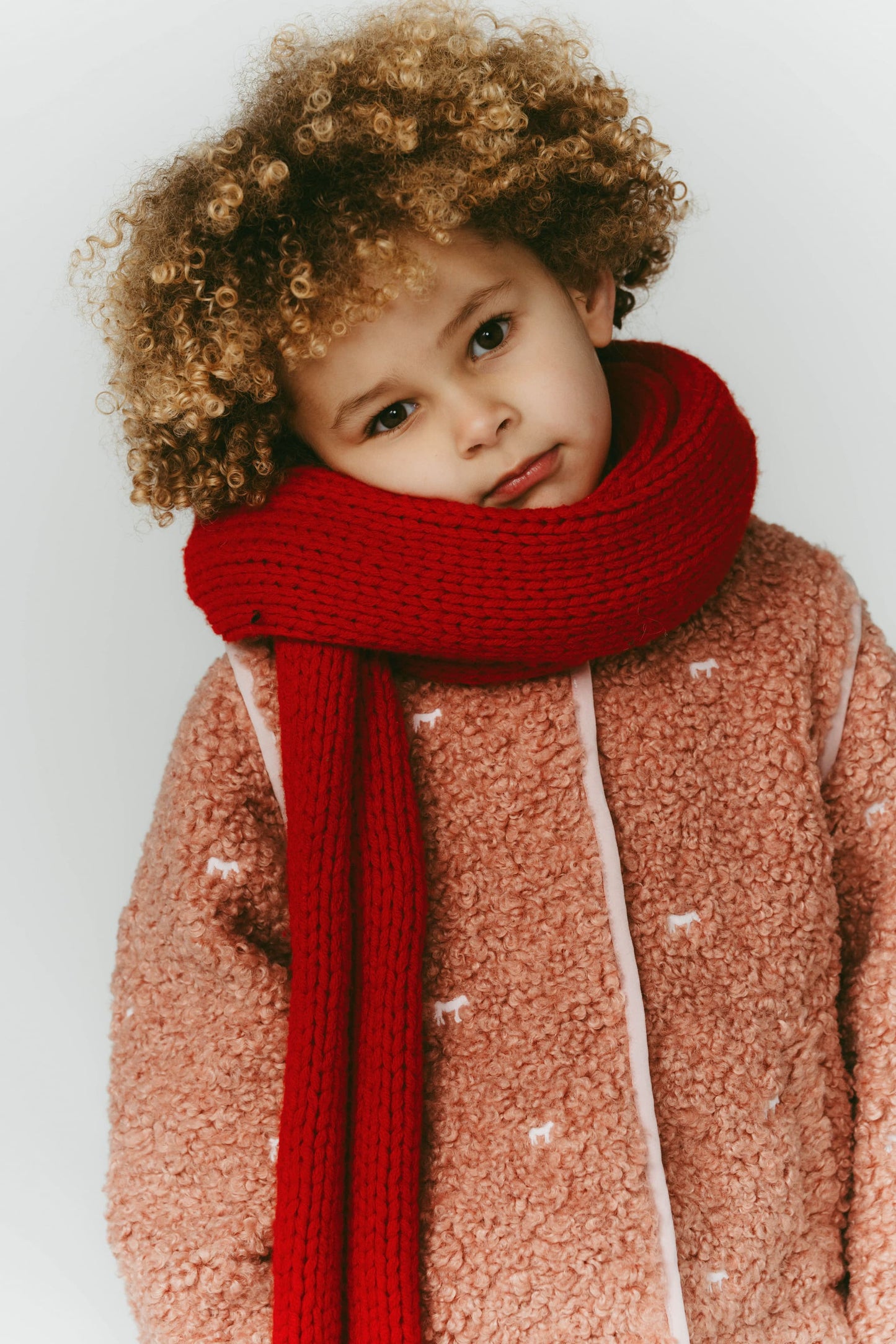 Convertible Boa Fleece Jacket(pink)