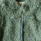 Convertible Boa Fleece Jacket(green)