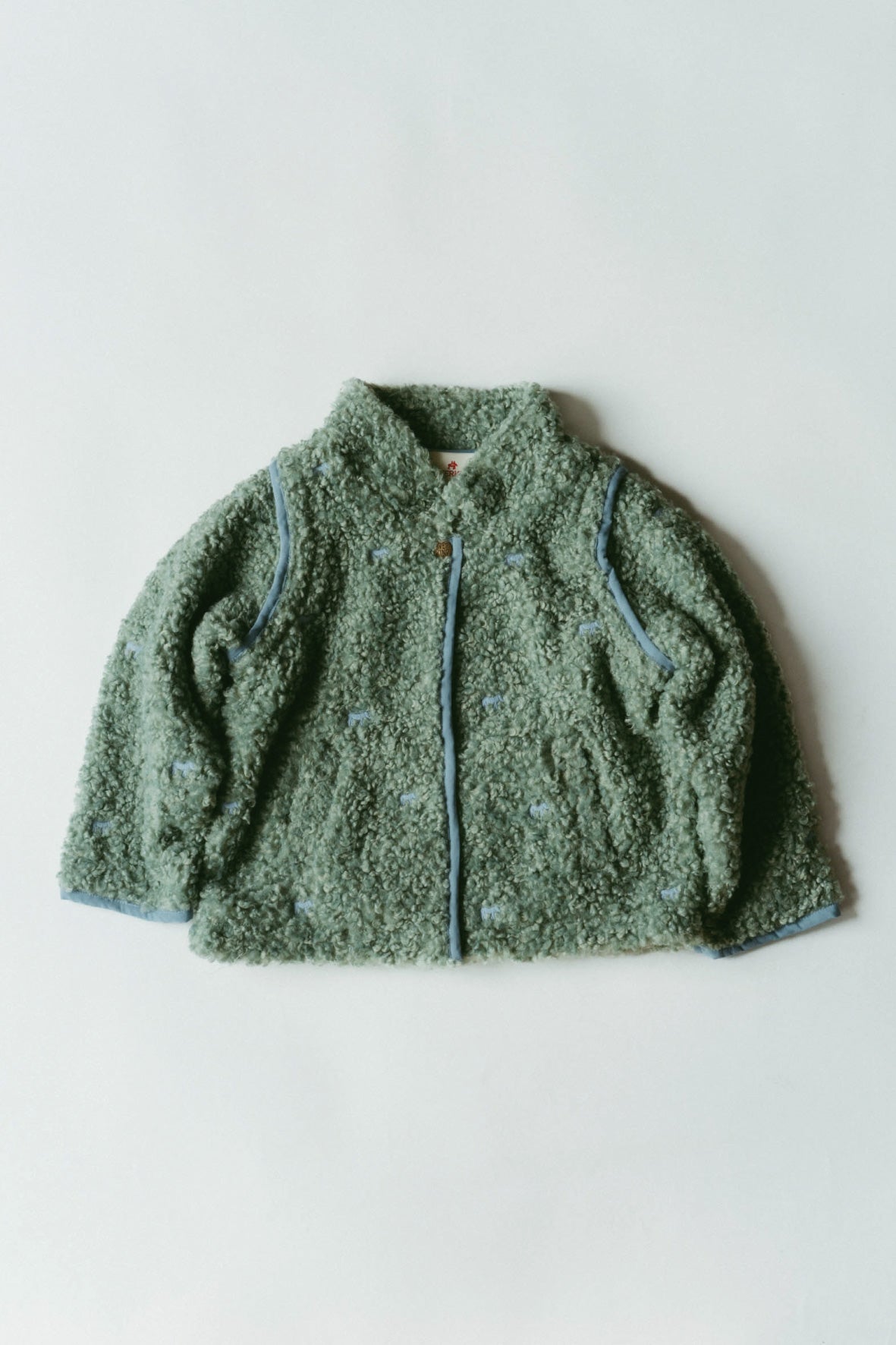 Convertible Boa Fleece Jacket(green)