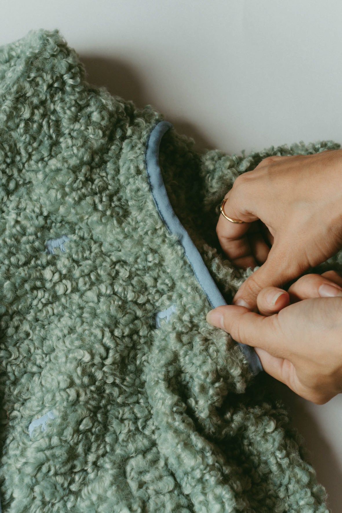 Convertible Boa Fleece Jacket(green)