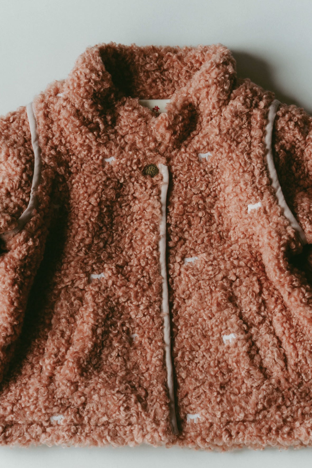 Convertible Boa Fleece Jacket(pink)